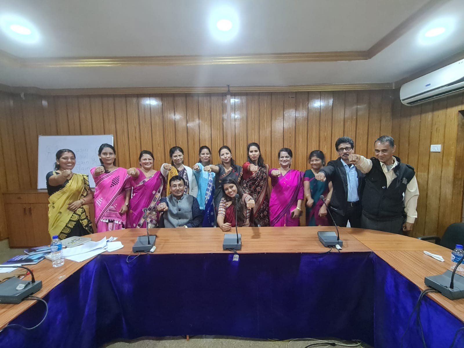 Classroom visit with teachers and learners in Assam